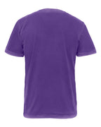 Rear View of Washed Purple Rush Soft Wash T-Shirt - 3600SW