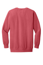 Rear View of Watermelon COMFORT COLORS Ring Spun Crewneck Sweatshirt. 1566