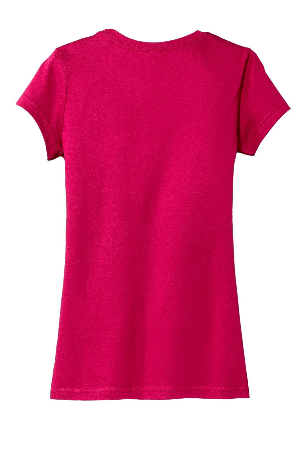 Rear View of Watermelon District Women's Fitted Very Important Tee . DT6001