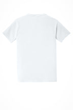 Rear View of White COMFORT COLORS Heavyweight Ring Spun Pocket Tee. 6030