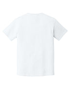 Rear View of White COMFORT COLORS Heavyweight Ring Spun Tee. 1717