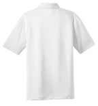 Rear View of White CornerStone - Select Snag-Proof Polo. CS412