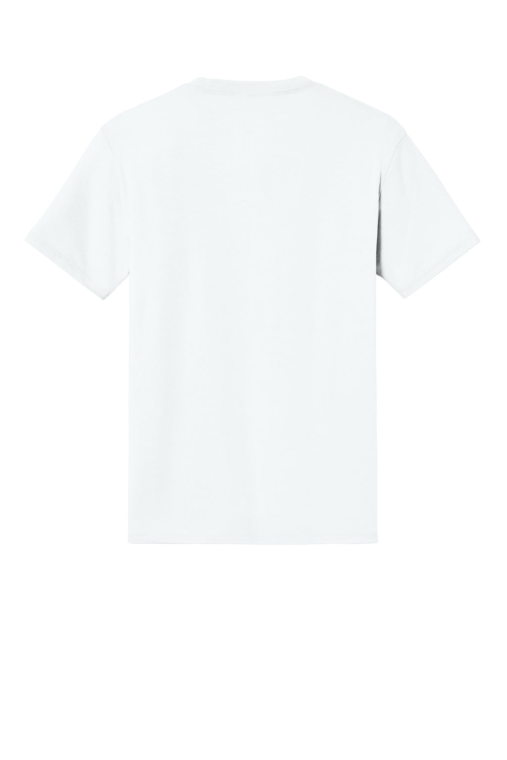 Rear View of White District Perfect Tri Tee. DM130