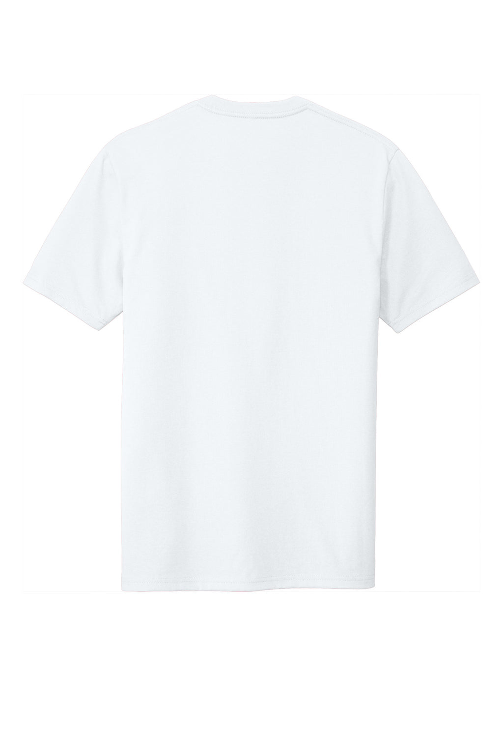 Rear View of White District Re-Tee DT8000