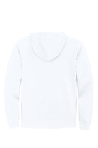 Rear View of White District V.I.T. Fleece Full-Zip Hoodie DT6102