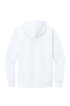 Rear View of White District V.I.T. Fleece Hoodie DT6100
