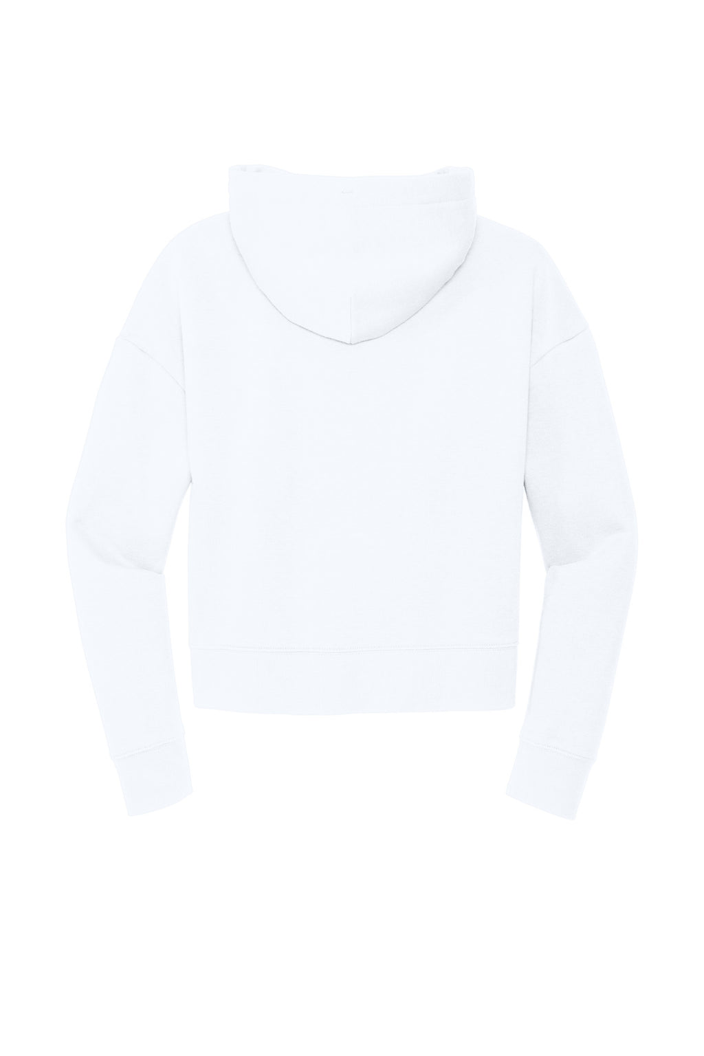 Rear View of White District Women's V.I.T. Fleece Hoodie DT6101