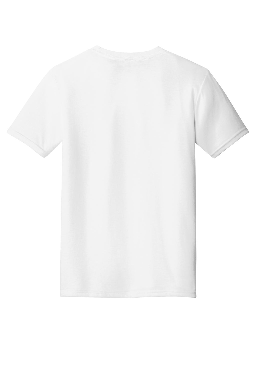 Rear View of White District Youth Very Important Tee . DT6000Y