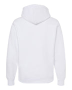 Rear View of White Legend - Premium Heavyweight Cross-Grain Hooded Sweatshirt - IND5000P