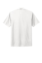 Rear View of White Nike Dri-FIT Micro Pique 2.0 Polo NKDC1963