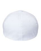 Rear View of White NU® Cap - 6100NU