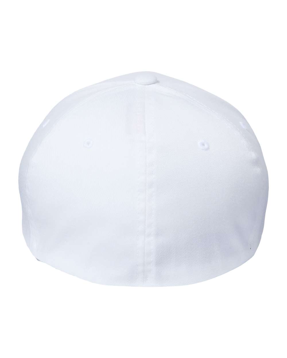 Rear View of White NU® Cap - 6100NU