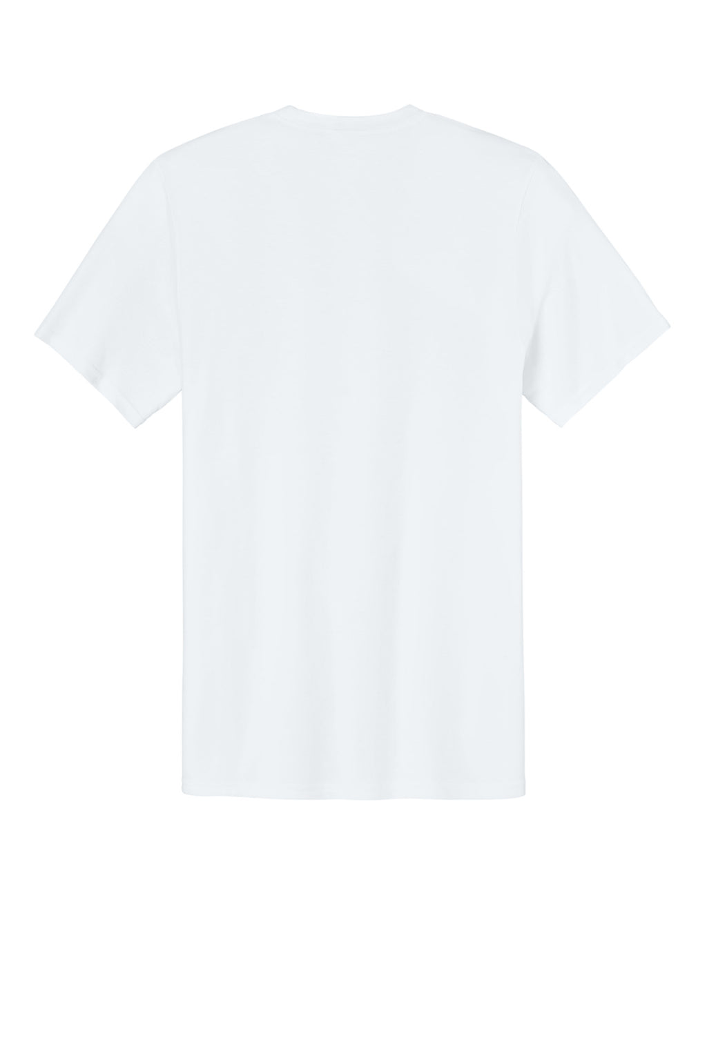 Rear View of White Port & Co Easy Cotton Tee PC43