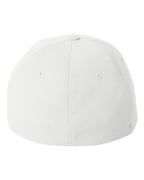 Rear View of White Pro-Formance® Cap - 6580