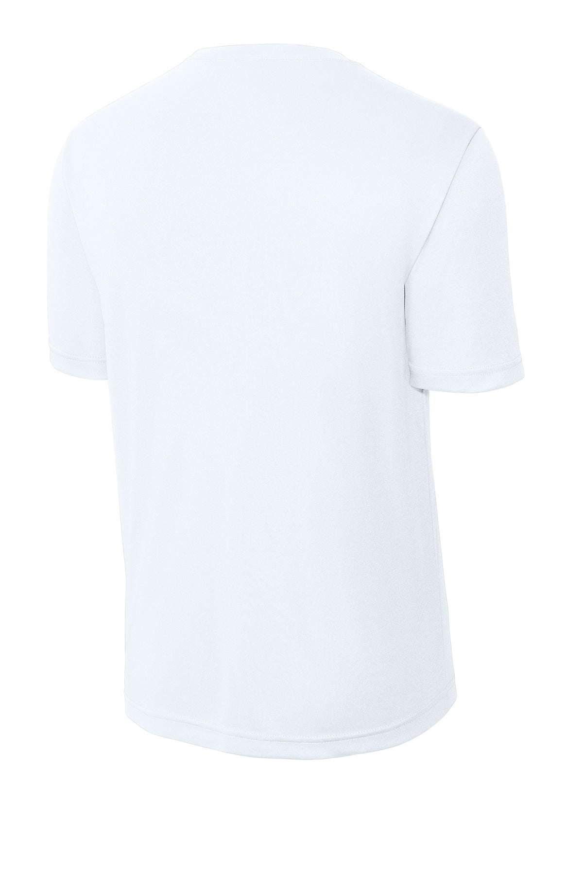 Rear View of White Sport-Tek PosiCharge Competitor Tee. ST350