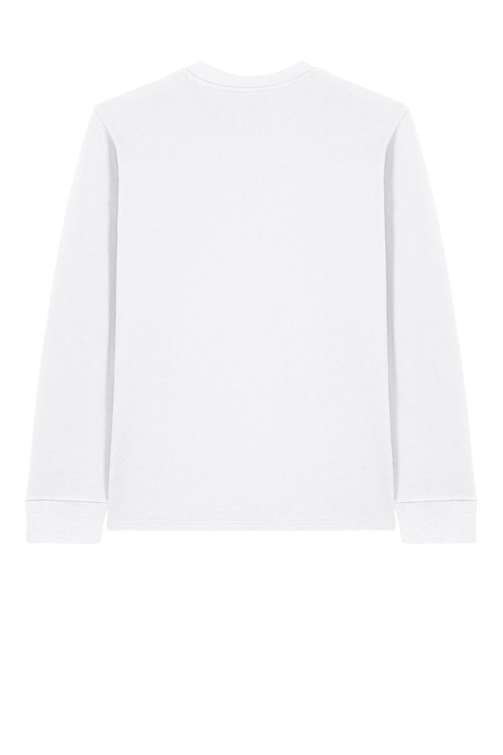 Rear View of White Stanley/Stella Unisex Creator 2.0 Long Sleeve Tee SXU022