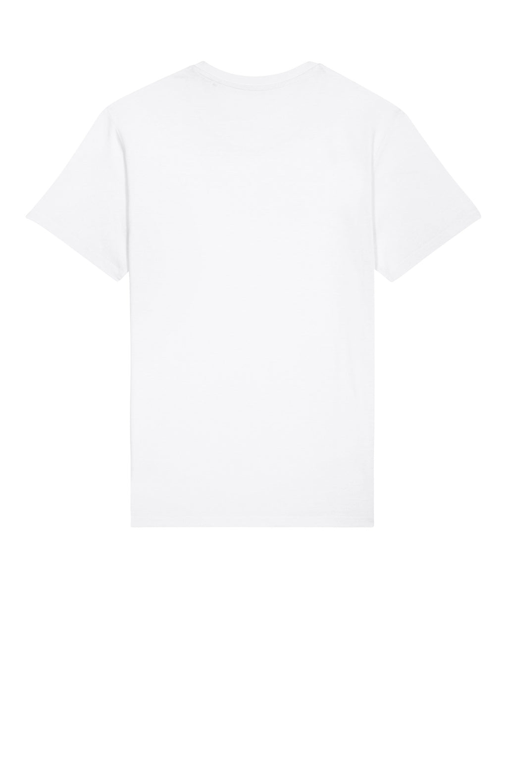 Rear View of White Stanley/Stella Unisex Rocker Tee SXU016