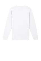 Rear View of White Stanley/Stella Unisex Roller Crewneck Sweatshirt SXU010
