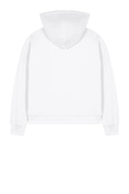 Rear View of White Stanley/Stella Women's Stella Ida Full-Zip Hooded Sweatshirt SXW037