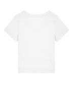 Rear View of White Stanley/Stella Women's Stella Isla V-Neck Tee SXW032