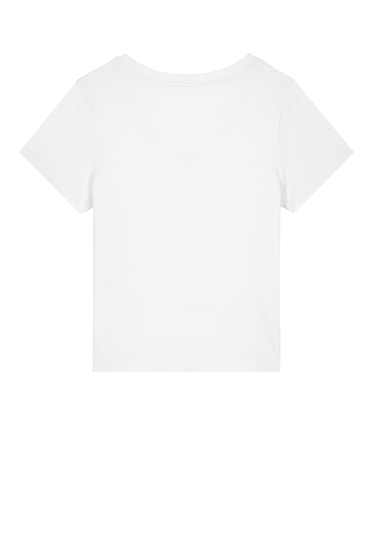 Rear View of White Stanley/Stella Women's Stella Isla V-Neck Tee SXW032