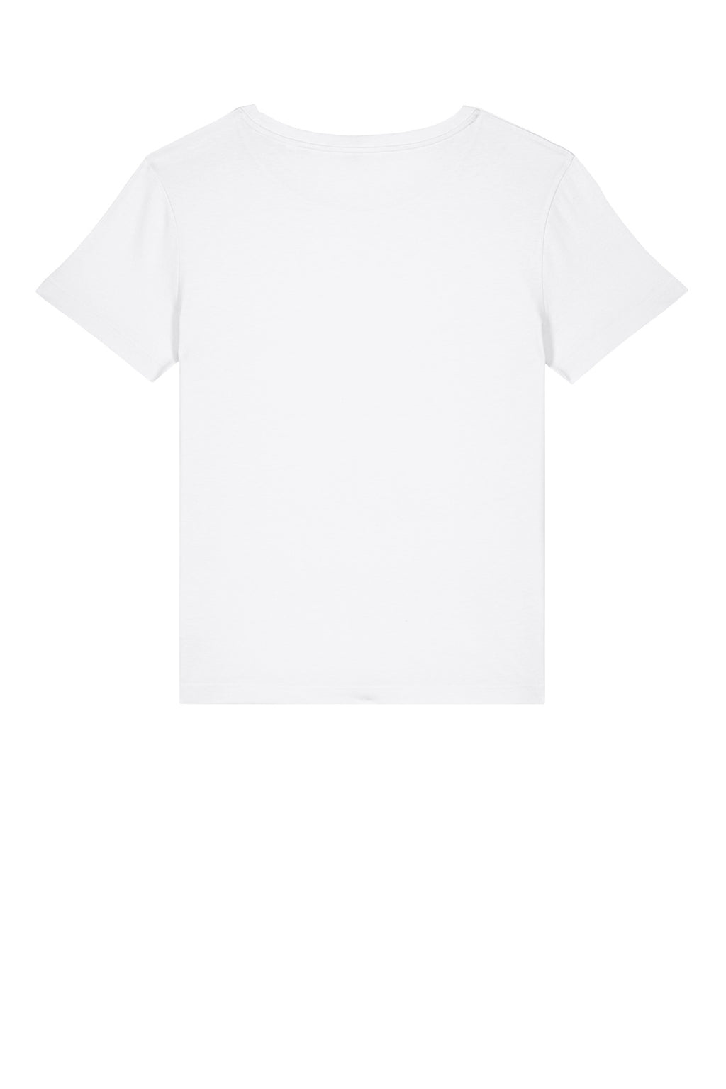 Rear View of White Stanley/Stella Women's Stella Serena Scoop Neck Tee SXW008