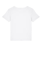 Rear View of White Stanley/Stella Women's Stella Serena Scoop Neck Tee SXW008
