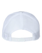 Rear View of White/ White Everyday Trucker Cap - GB452E