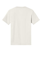 Rear View of WhiteSmoke District Perfect Tri Tee. DM130