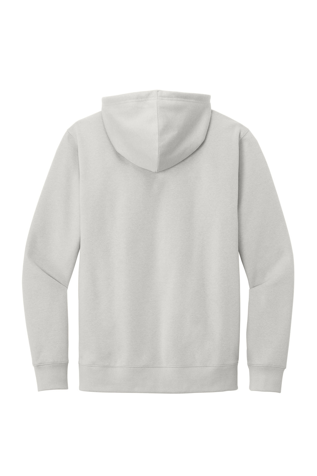 Rear View of WhiteSmoke District V.I.T. Fleece Hoodie DT6100
