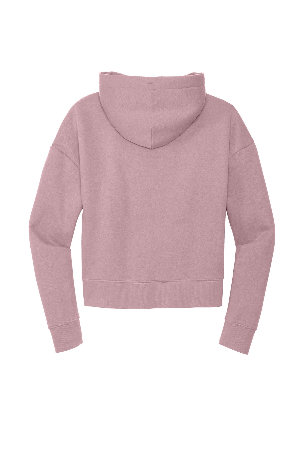 Rear View of Wisteria District Women's V.I.T. Fleece Hoodie DT6101