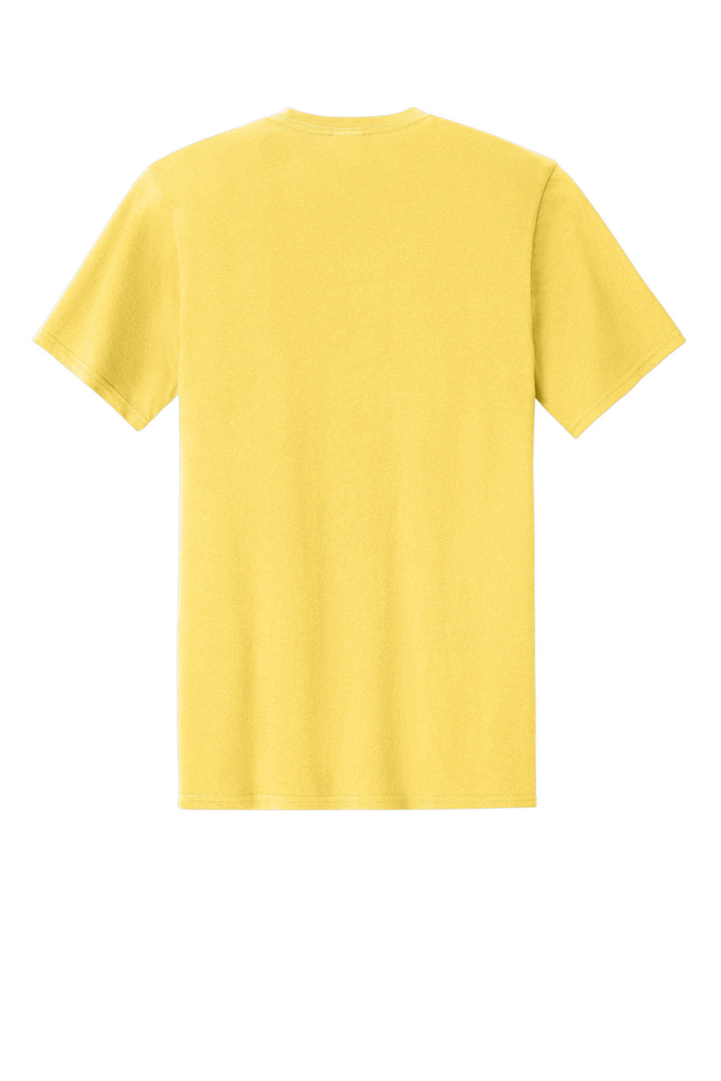 Rear View of Yellow Port & Co Easy Cotton Tee PC43