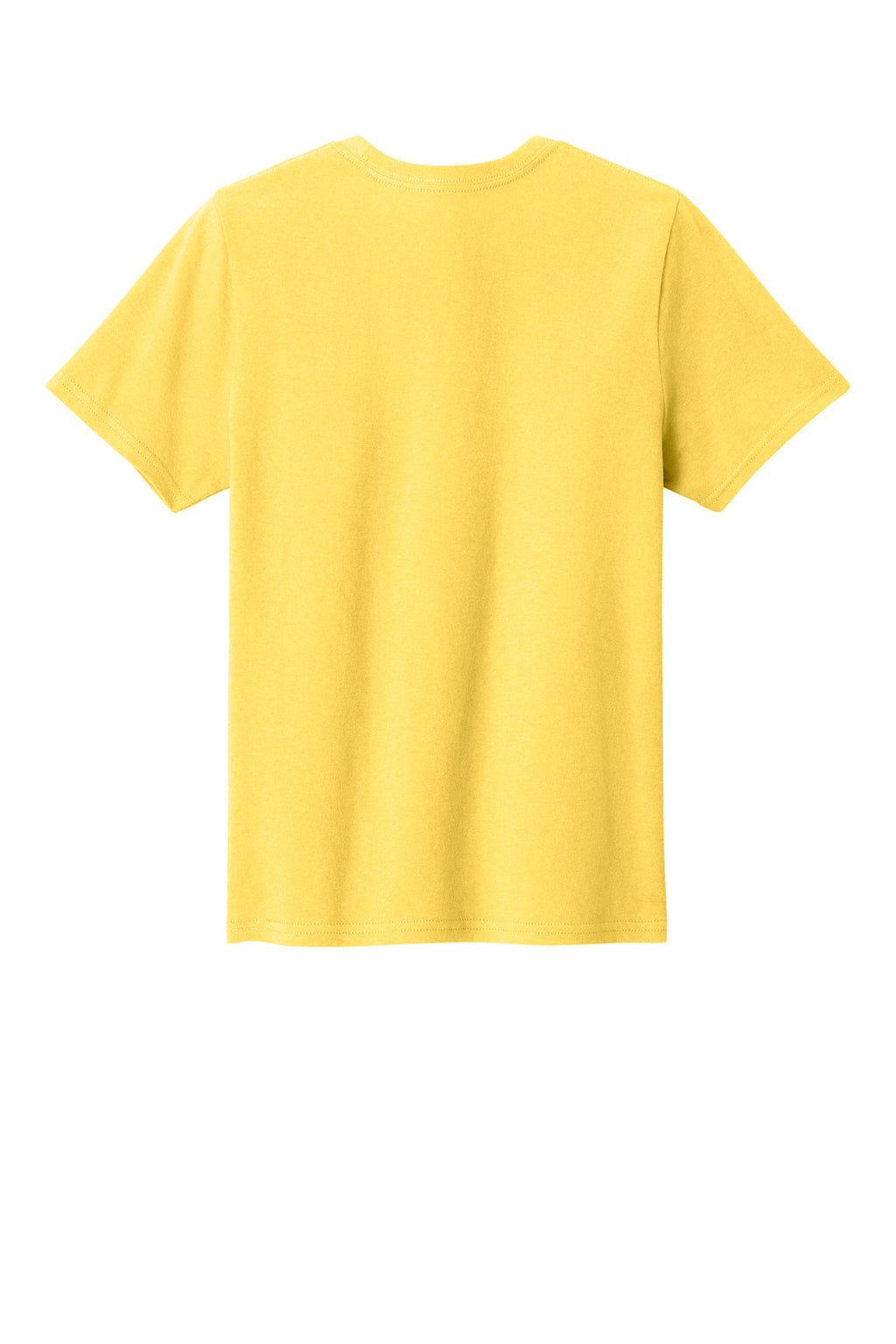 Rear View of Yellow Port & Co Youth Easy Cotton Tee PC43Y