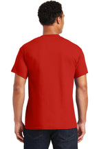 Red Gildan DryBlend 50 Cotton/50 Poly T-Shirt. 8000