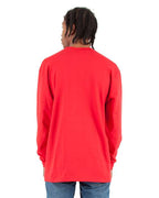 Red Max Heavyweight Long Sleeve T-Shirt - SHMHLS