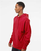 Red Midweight Hooded Sweatshirt - SS4500