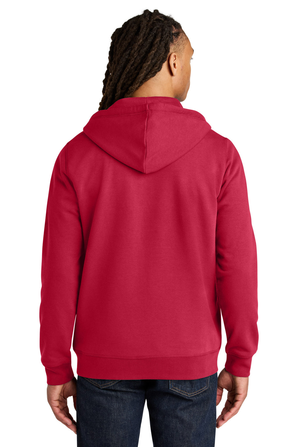 Red Stanley/Stella Unisex Mixer Full-Zip Hooded Sweatshirt SXU011