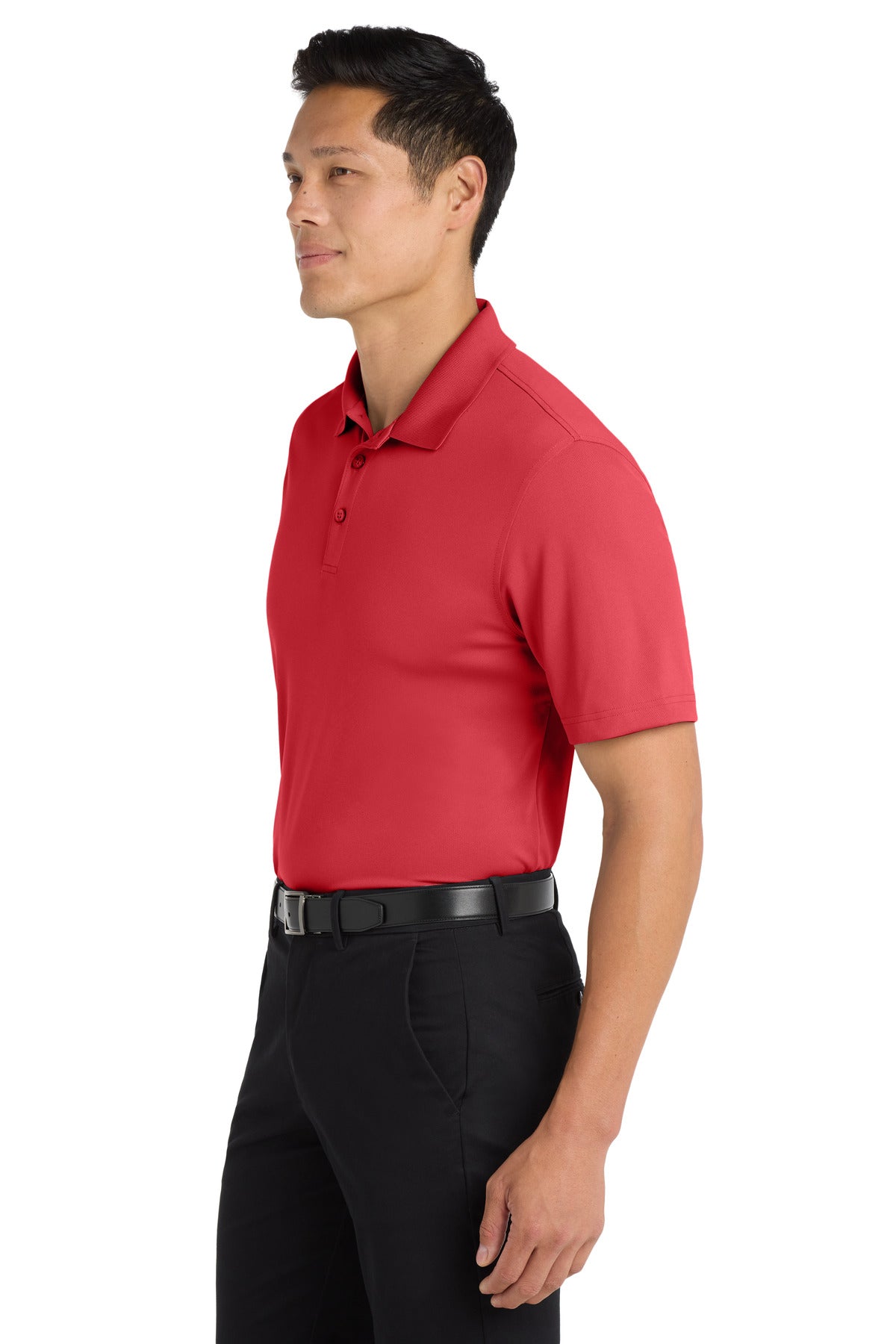 Rich Red Port Authority Dry Zone UV Micro-Mesh Polo. K110