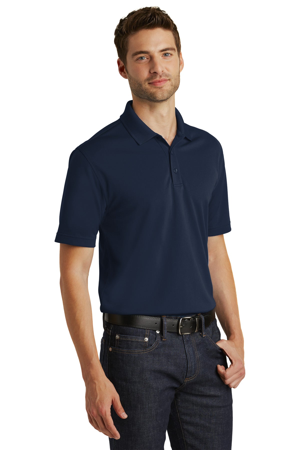 River Blue Nvy Port Authority Dry Zone UV Micro-Mesh Polo. K110
