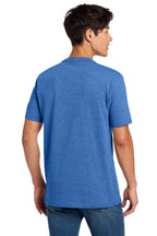 Royal Heather New Era Heritage Blend Crew Tee. NEA100