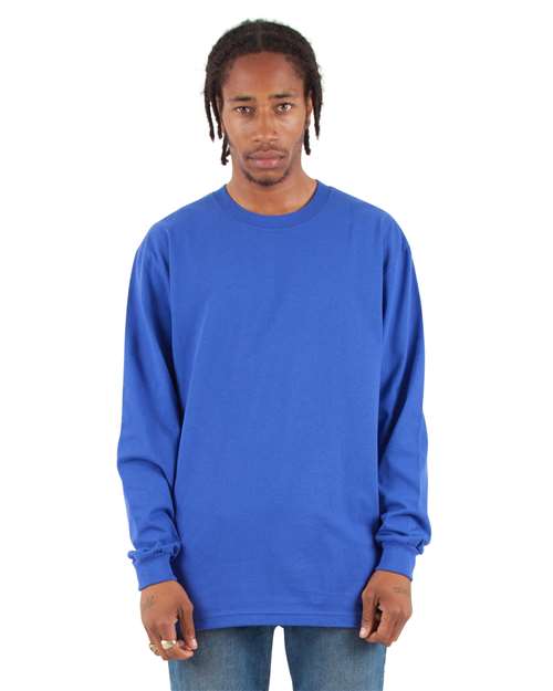 Royal Max Heavyweight Long Sleeve T-Shirt - SHMHLS