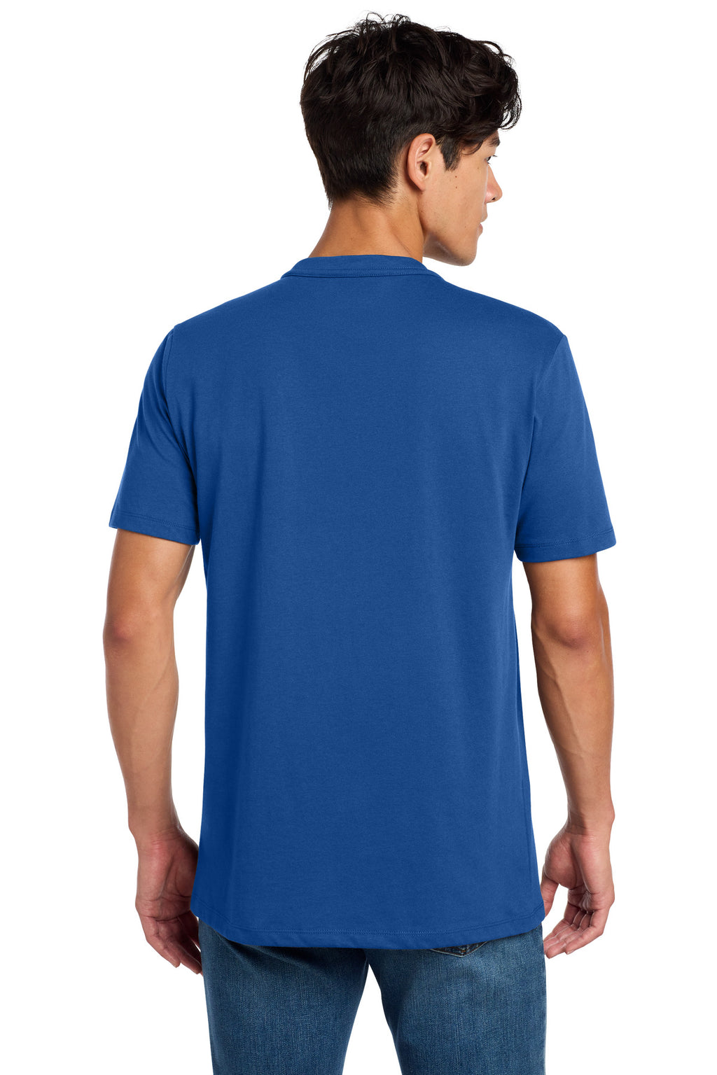 Royal New Era Heritage Blend Crew Tee. NEA100