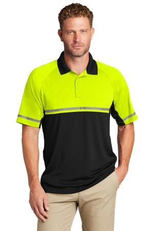Royal/Black CornerStone Select Lightweight Snag-Proof Enhanced Visibility Polo CS423
