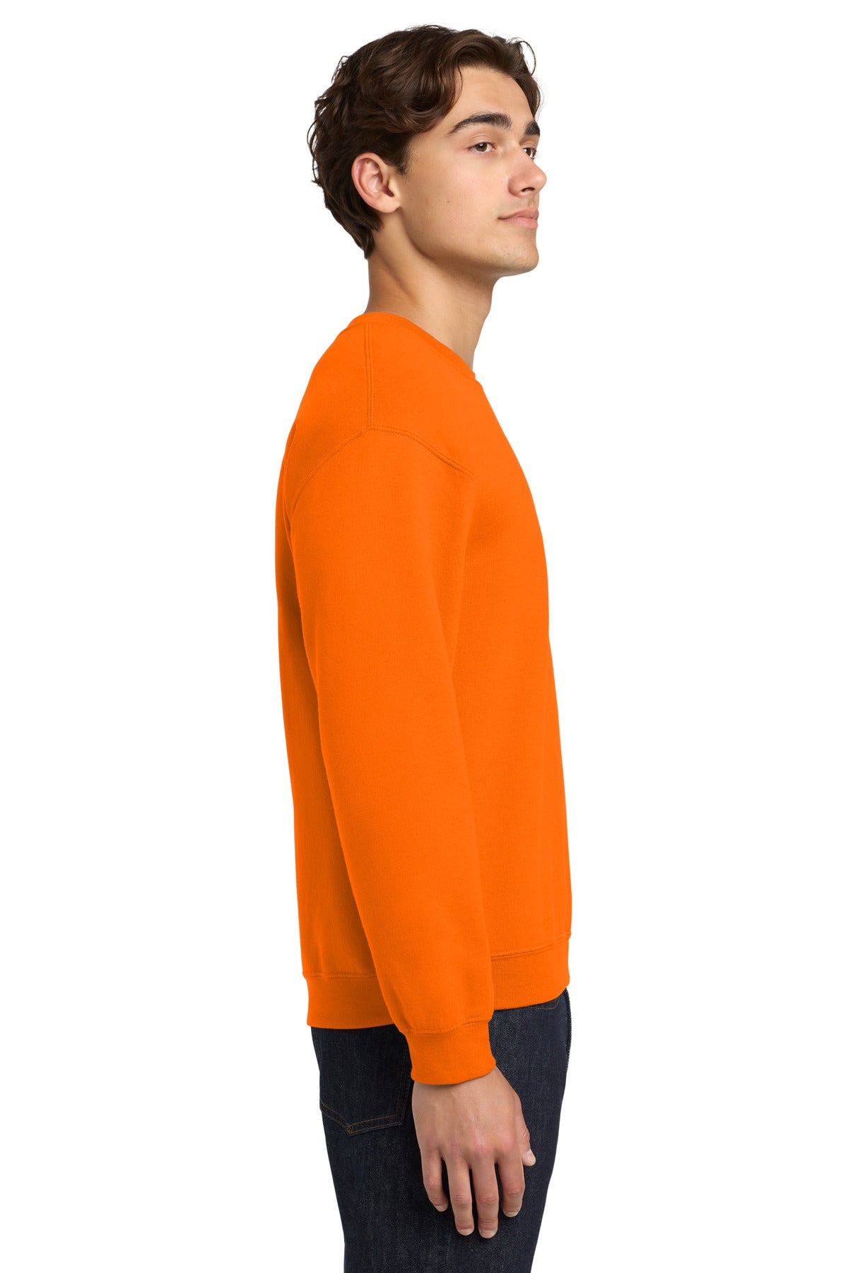 S Orange Gildan Heavy Blend Crewneck Sweatshirt. 18000