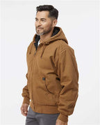 Saddle Cheyenne Boulder Cloth™ Hooded Jacket with Tricot Quilt Lining - 5020