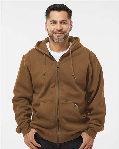Saddle Crossfire Heavyweight Power Fleece Hooded Jacket with Thermal Lining - 7033