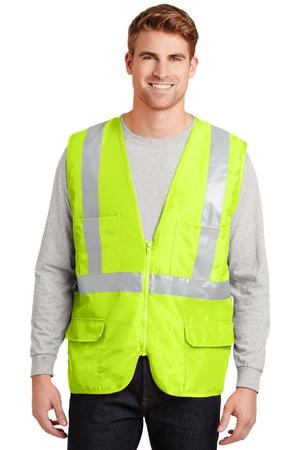 Safety Orange CornerStone - ANSI 107 Class 2 Mesh Back Safety Vest. CSV405
