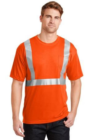Safety Orange CornerStone - ANSI 107 Class 2 Safety T-Shirt. CS401