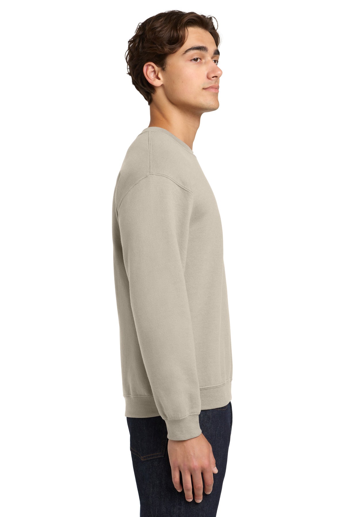 Sand Gildan Heavy Blend Crewneck Sweatshirt. 18000