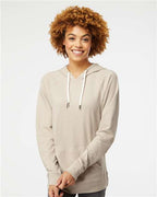 Sand Icon Lightweight Loopback Terry Hooded Sweatshirt - SS1000